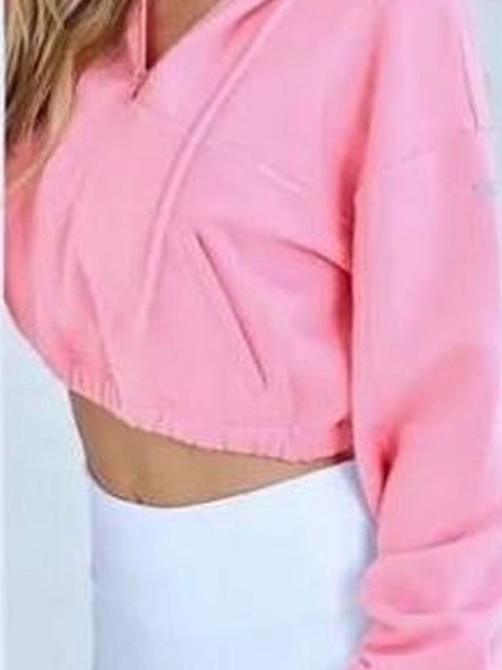 ALO Yoga Pink Hooded Puffer Pullover